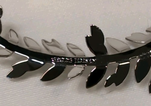 Georg Jensen Dinamarca 2016 corona adorno de Navidad paladio sobre latón en caja - Imagen 4 de 8