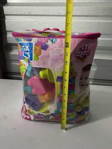 Mega Bloks First Builders Big Building Bag Construction Set - Pink1 - Picture 17 of 19