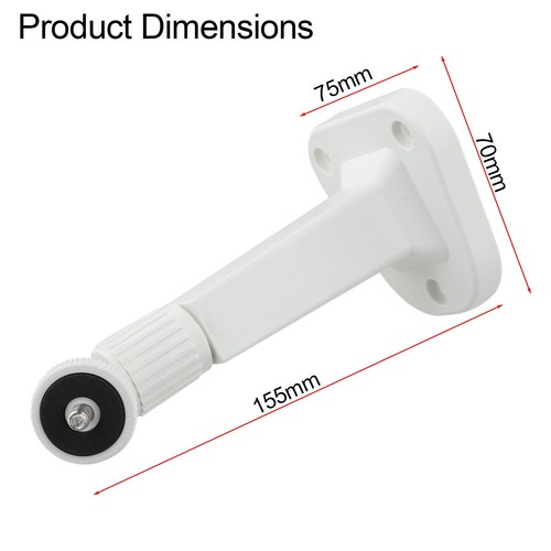 Flexible Installation Rotating Ceiling Mount Sturdy Plastic Construction - Afbeelding 6 van 12