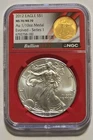 Gold And Silver MS70/MS70-1/10 OZ GOLD W-2012 ASE MS70- NGC Cert#6792758-182