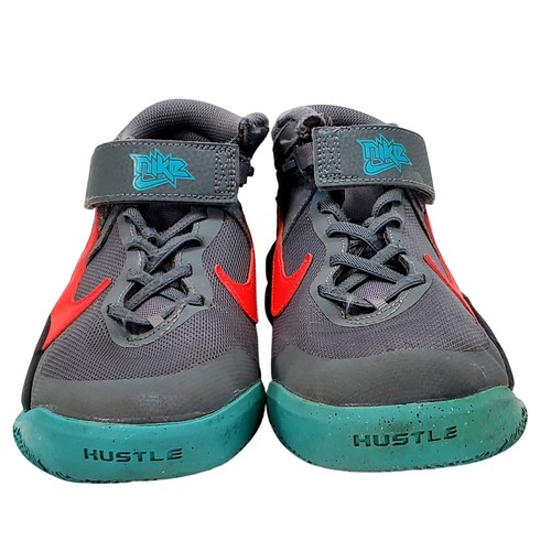 Nike Team Hustle D 10 Flyease Smoke Gray Youth Size 5Y - Picture 8 of 13