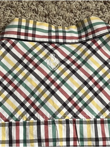Eight 732 8732 Eighty Seven 32 Red Green Plaid Shirt 5XL Young Jeezy Hip Hop - Picture 8 of 10