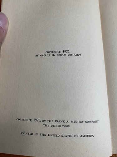 The Under Dogs by Hulbert Footner - Front Page Mystery Madame Rosika Storey 1925 - Picture 4 of 4