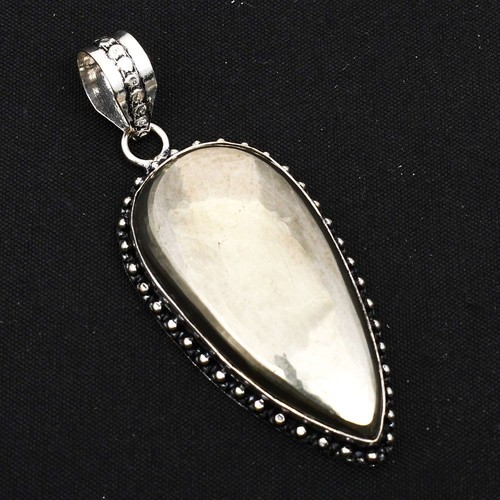 Apache Pyrite Gemstone Ethnic Handmade Pendant Jewelry For Women 2.4" AP-97845