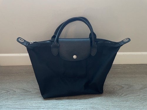 LONGCHAMP Le Planetes (Le Pliage Neo) Women's Tote Handbag Medium Black