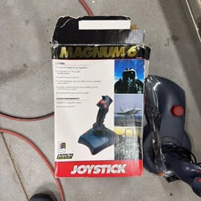 Interact Magnum 6 Digital Flight Stick Joystick X-AXIS Black with USB Cable