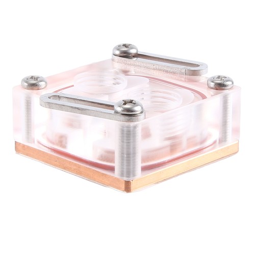 Front Hole CPU Water Cooling Cooler Acrylic Transparent South Bridge6756 - Afbeelding 5 van 6