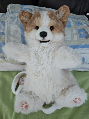 Corgi Backpack Stuffed Corgi Dog Bag Pembroke Corgi Cosplay Free Shipping - Picture 12 of 14