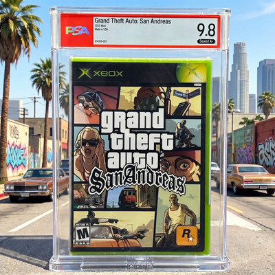 Grand Theft Auto: San Andreas   PSA 9.8 A+   1st Print   Xbox