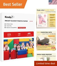 Mai's Koala 4x6 Heavyweight Glossy Photo Paper, 100 Fast Dry Sheets, No Smudging
