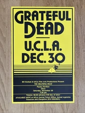 Grateful Dead U.C.L.A 1978 11x17 ins.