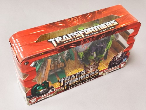 TRANSFORMATEURS HASBRO ROTTF 2009 - PALAN MIXMASTER BACK ROAD BRAWL TWIN PACK SCELLÉ - Photo 10/11