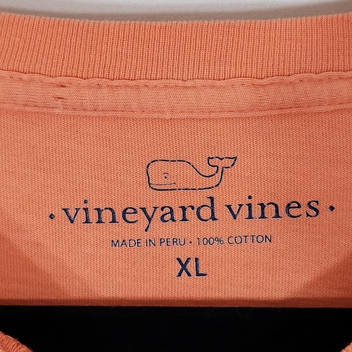 2015 Vinyard Vines Langarm Marlin T-Shirt Herren Größe XL Creamcicle Farbe - Bild 6 von 9