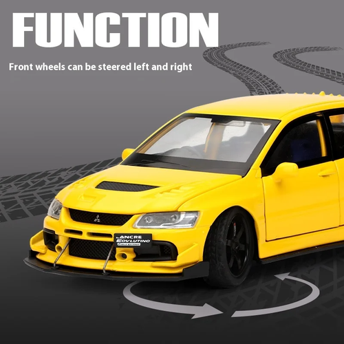 1:32 Scale Model for Mitsubishi Lancer Evolution IX JDM Diecast Alloy Racing Car - Picture 7 of 28