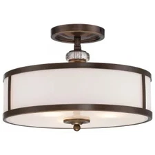 Minka Lavery 4942-570 3 Light Semi-Flush Ceiling Fixture from the Thorndale Coll