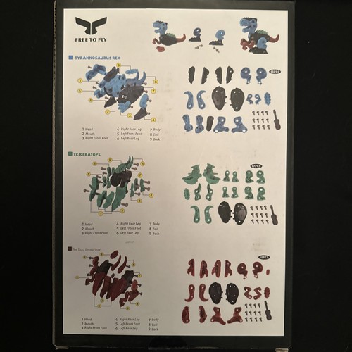 FREE TO FLY DIY TAKE APART DINOSAUR TOYS INTERACTIVE TODDLER STEM LEARNING-NEW - Picture 10 of 13