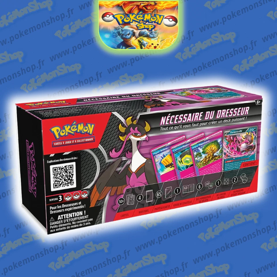 Pokémon EV10 Coffret Nécessaire du Dresseur 2025 Favianos Ex Fr Neuf Scellé - Photo 1/1