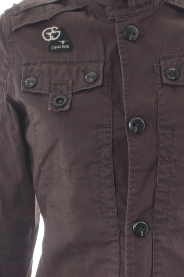 G-STAR RAW Chaqueta de entretiempo Mujeres Chaqueta Talla EU 38 marrón oscuro - Imagen 3 de 4