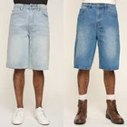 Victorious Men's Baggy fit Denim Shorts Hip-Hop Loose Wide Leg Jeans    DS2099EY
