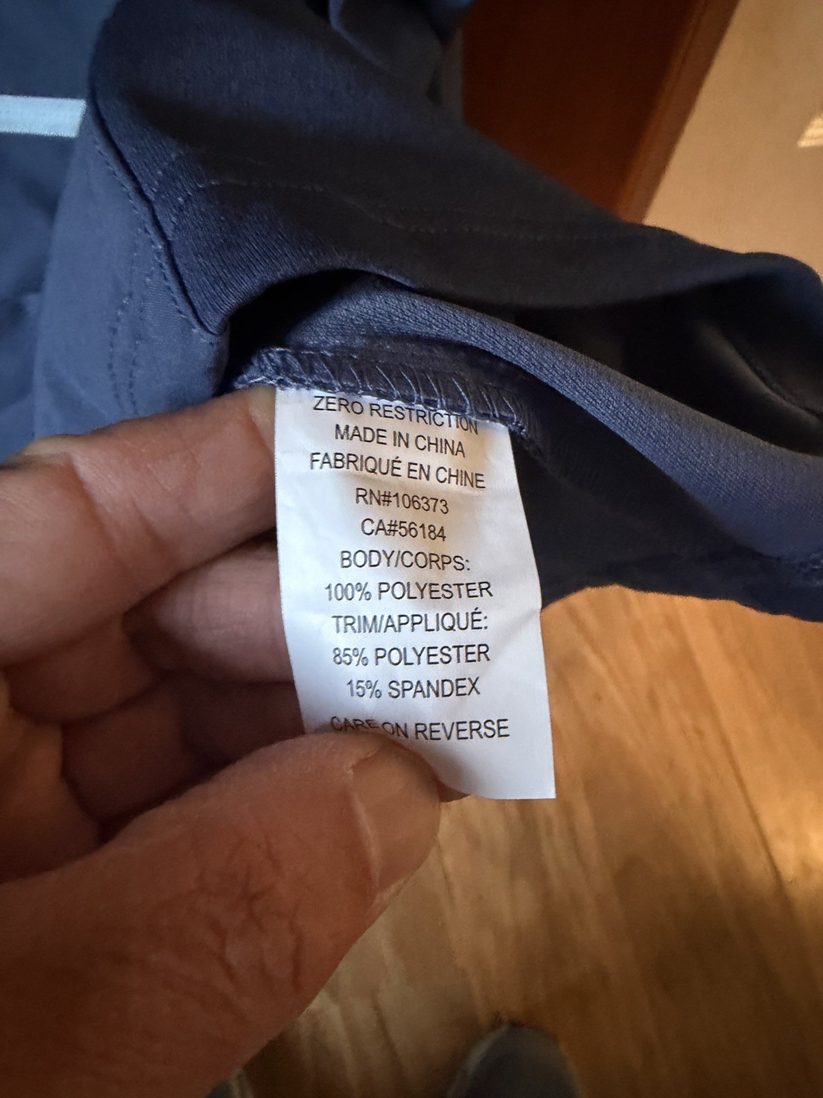 Zero Restriction Golf 1/4 Zip Pullover  Hoodie  Men's Large Blue New With Tags