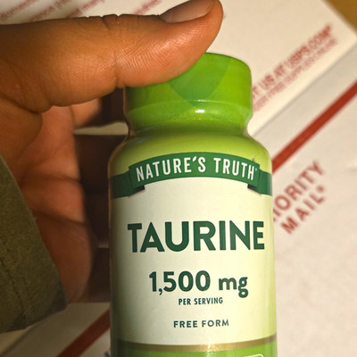 Nature's Truth Taurine 1500mg Free Form Quick Release 90 Capsules