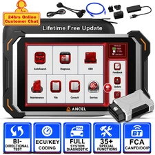 Full System Bluetooth Diagnostic Scanner Bidirectional Key Coding FCA AutoAuth