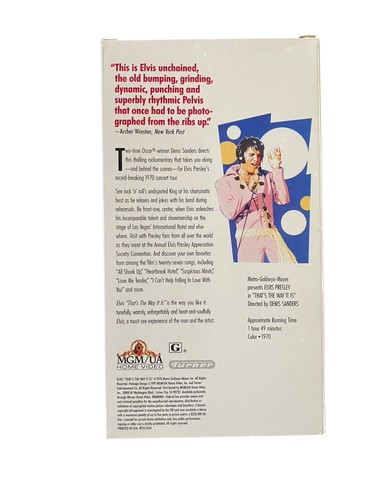 Elvis on Tour / That's the Way It Is / Jailhouse Rock Elvis Presley VHS BOX SET - Picture 5 of 8