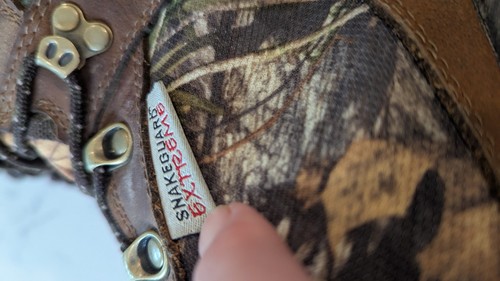 Stivali da caccia Cabela's Snakeguard Extreme stringati rovere muschiato uomo 10,5 Medium - Foto 8 di 11