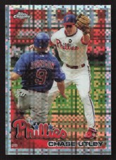 2010 Topps Chrome Chase Utley X-Fractors #86 Card