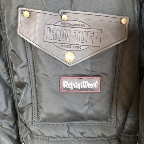 Refrigiwear Iron Tuff Coveralls Used Good Condition Hood StringGrommet Fell Out - Picture 3 of 8