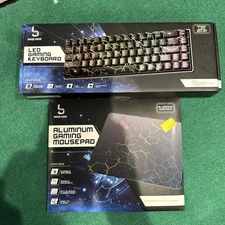 Gaming Mouse Pad And Keyboard Combo