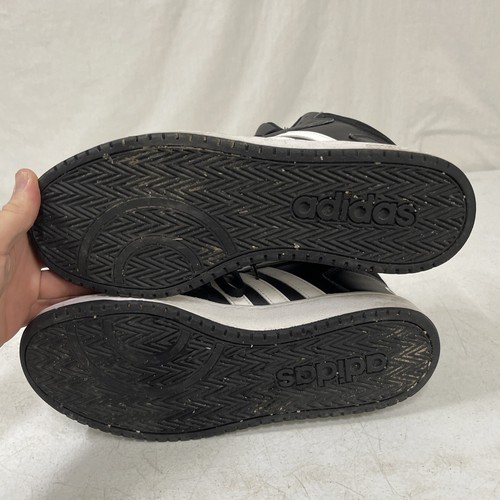 Zapatillas de baloncesto Adidas Hoops 2.0 negras blancas para hombre talla 12 - BB7207 - Imagen 22 de 24