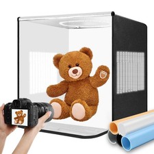 Pro 24"x24" Photo Studio Light Box 3-Side Light Panel/3-Temp/Dimmable 10 -100...