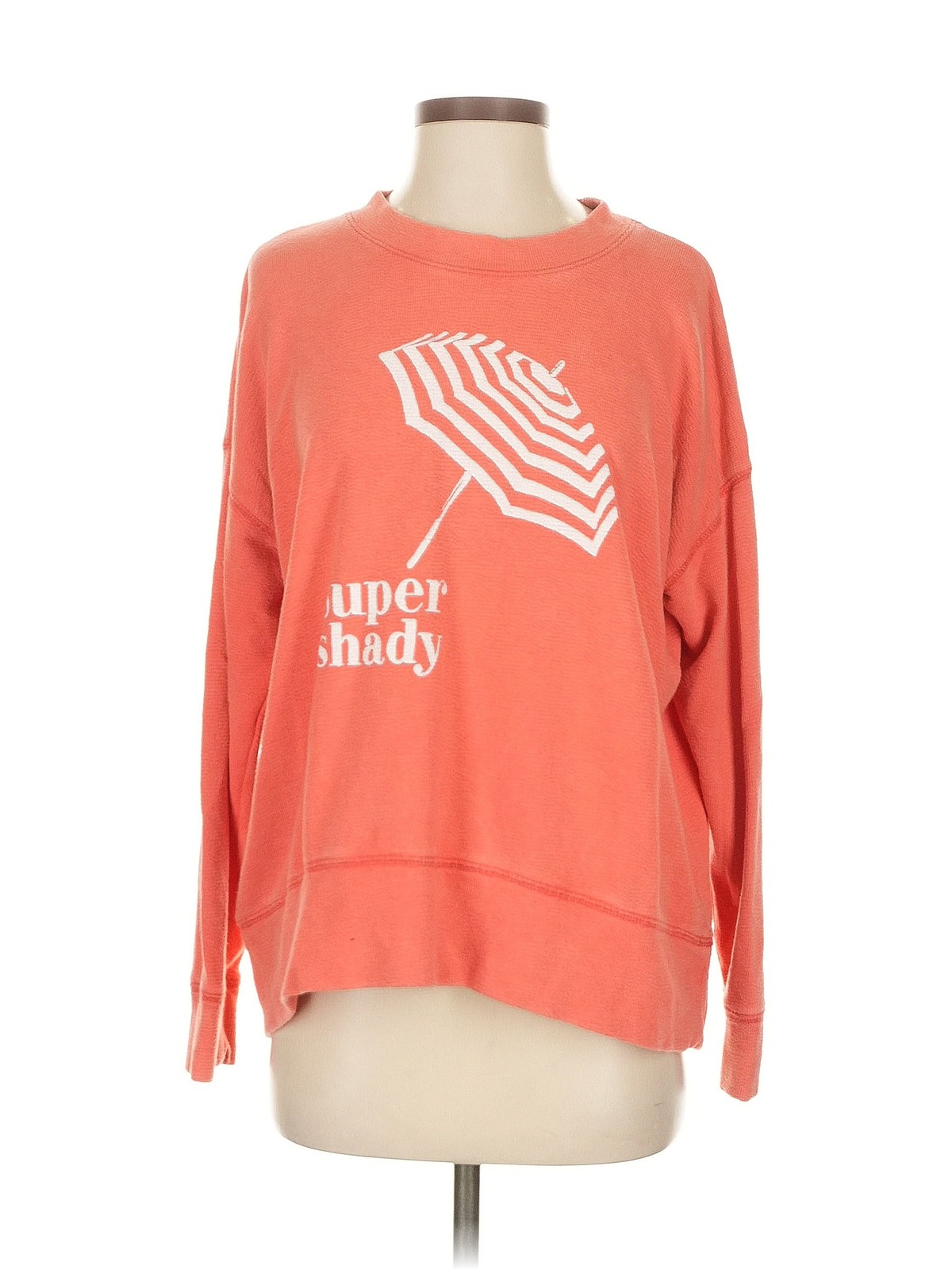 Aerie Women Orange Sweatshirt XS - image 1