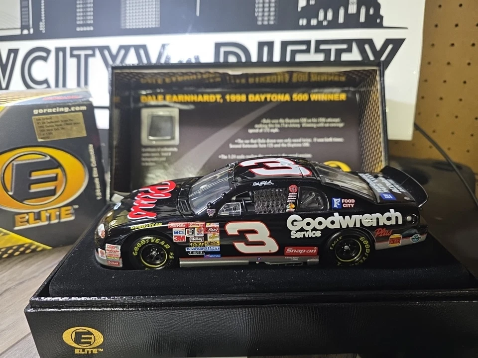 Raro Dale Earnhardt #3 GM GW 1998 DAYTONA 500 VICTORIA CARRERA ÉLITE NASCAR Diecast Foto 3 de 4