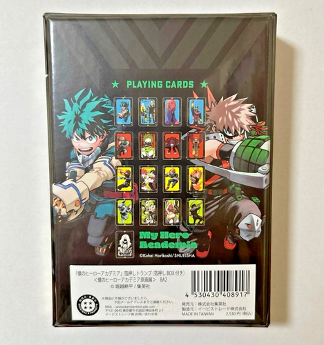 My Hero Academia Playing Cards Limited Edition Foil Stamped Trump MHA Jump - Bild 2 von 4