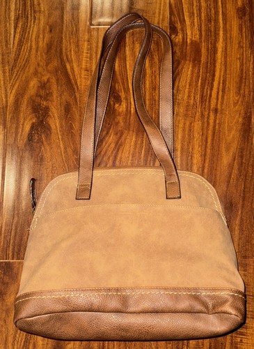 BOC Born Concept Brown Leather Shoulder Bag Women’s Purse - Picture 5 of 10