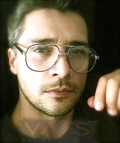 80's Vintage Retro Aviator Metal Gold Frame Clear Lenses Men Eyeglasses Glasses - Picture 2 of 5