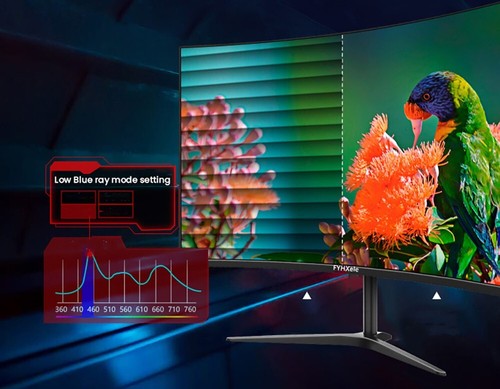 FYHXele 27-Zoll Curved Gaming Monitor 2800R 1920x1080FHD 16:9 VA-Bildschirm 75Hz - Bild 5 von 23