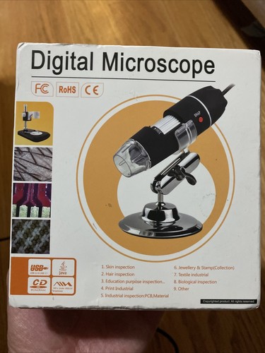 USB Digital Microscope 40X To 1000X, 8 LED Magnification Endoscope Camera With 7 - Picture 8 of 11