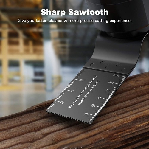 20 Stk Sägeblatt Sägeblätter Zubehör Multifunktionswerkzeug Multitool Für Metall - Bild 10 von 11