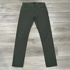 J. Crew Womens Jeans W29 L32 Flex Slim Fit Olive Green High Rise Pantalones 