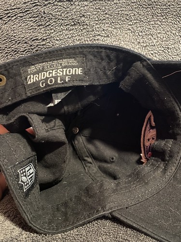 Baltimore Ravens Bridgestone Golf Hat Black Mens Adjustable NFL - Picture 5 of 5