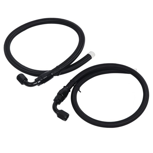 6AN Power Steering Pump Hose Kit Compatible Chevy C10 LS Swap Connects GM Type 2 - Foto 16 di 18