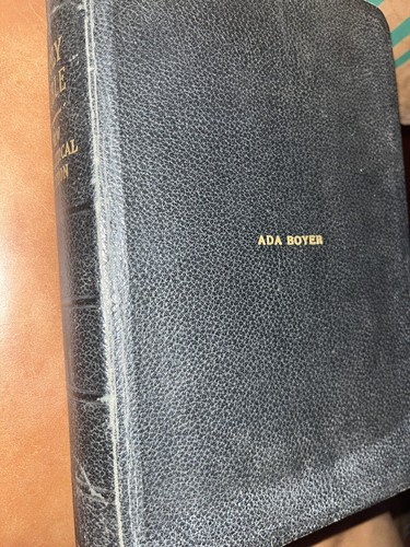 Dickson New Analytical Indexed Bible Vintage 1931 Edition Black Leather Gorgeous - Picture 2 of 12