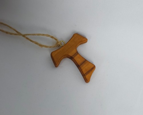 Tau Kreuz Olivenholz Holz Taukreuz - Bild 4 von 4