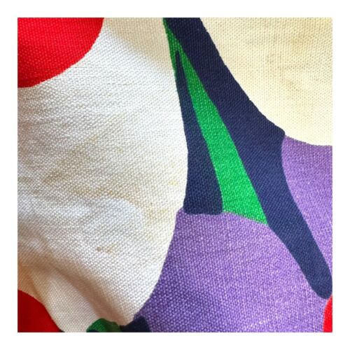 Vtg Concord Fabrics Retro Flower Power Floral Print Hippie Print Boho Kitsch SEE - Picture 7 of 7