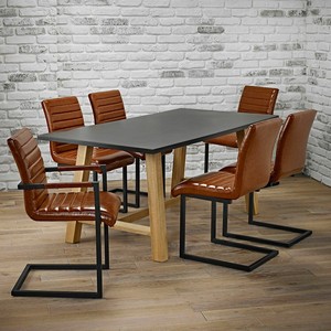 Details About Pair 2 Tan Brown Faux Leather Carver Dining Chair With Metal Frame Details About Pair 2 Tan Brown Faux Leather Carver Dining Chair With Metal Frame
