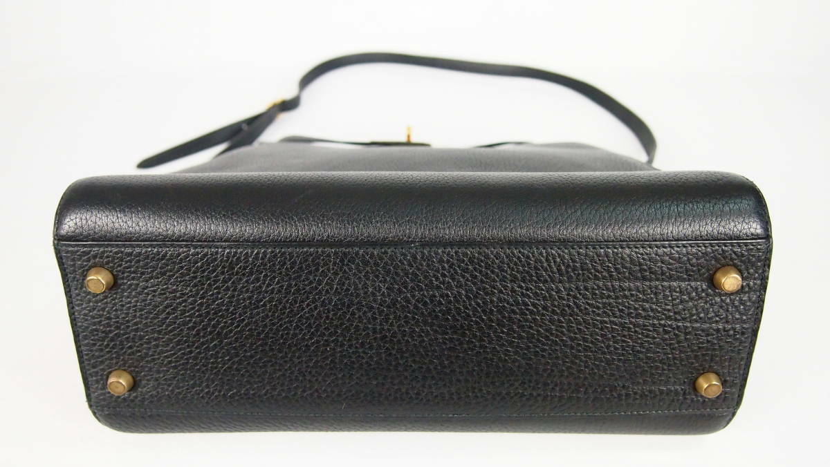 Authentic Vintage HERMES from 1993 Kelly Sports GM in Black Authentic Vintage HERMES from 1993 Kelly Sports GM in Black