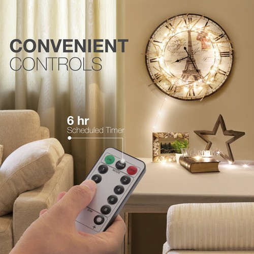 Tenergy 2 Pack Battery Operated LED String Lights - Picture 5 of 7